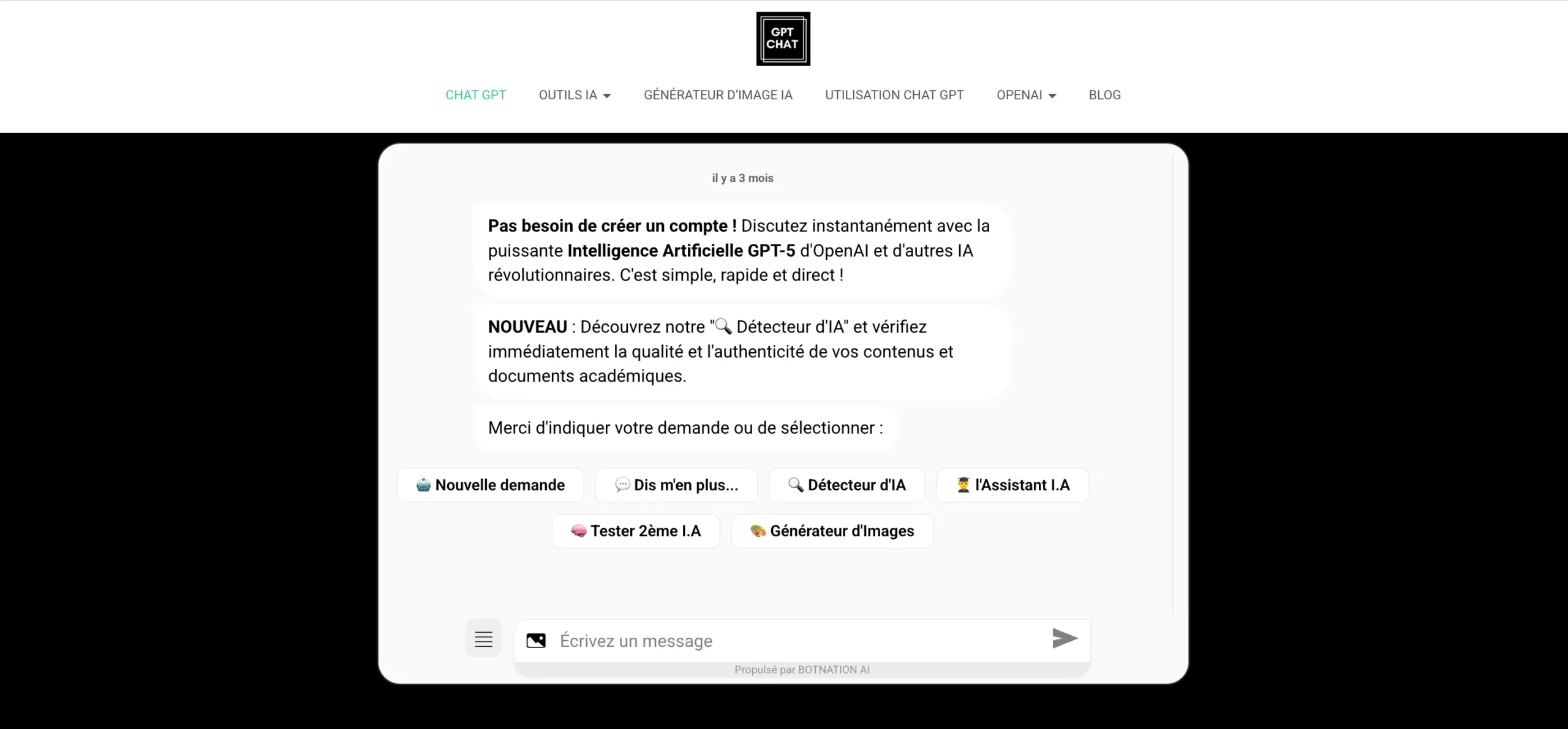 GPT Chat Avis Sur Ce Chatbot IA Gratuit