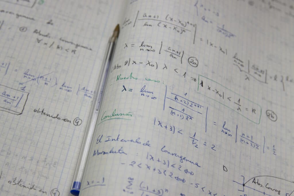 Cahier de maths