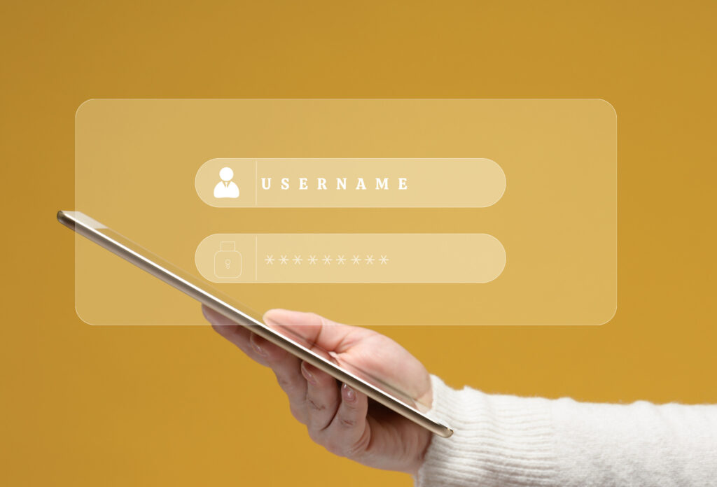 login et mot de passe