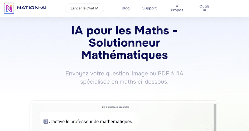 IA Maths Nation AI