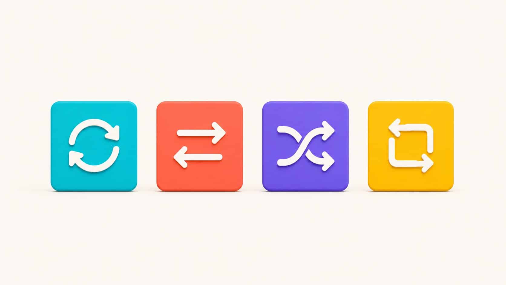 Les 4 techniques de reformulation en quatre icônes de transformation