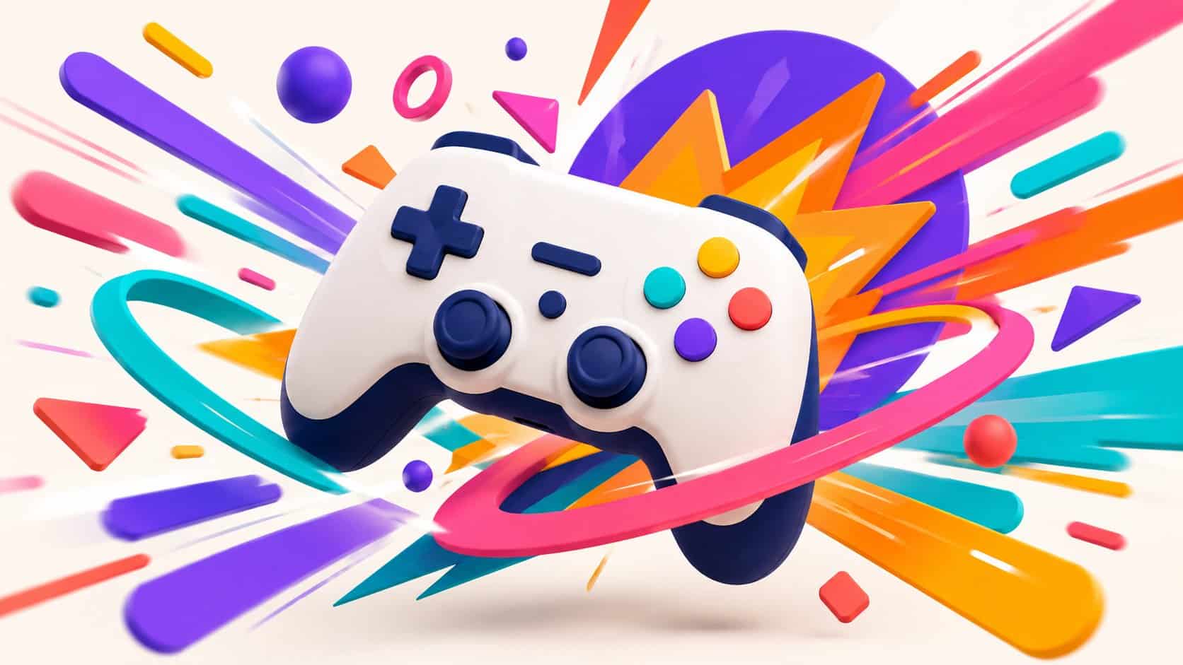 Illustration d'un pseudo gamer tryhard sur un écran, ambiance compétitive bleu nuit et orange